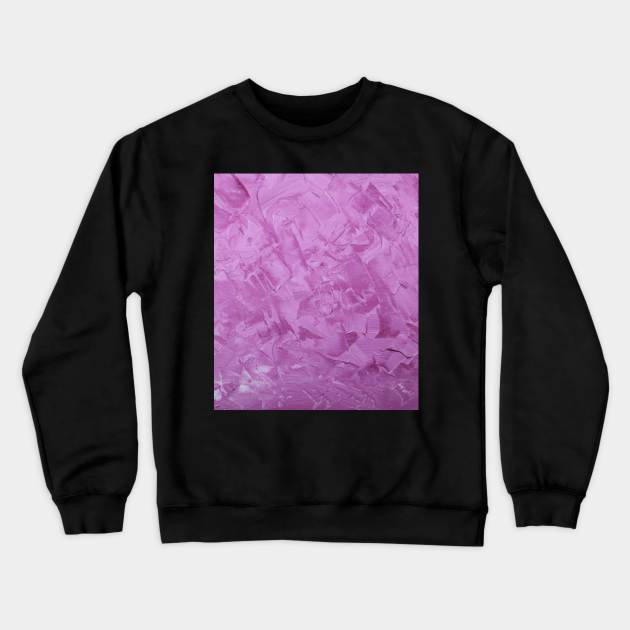 Purple Abstract Painting Crewneck Sweatshirt by Vinit53